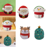 Maxbell Maxbell Christmas Plush Toy Stuffed Doll Cartoon Throw Pillow Santa