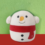 Maxbell Maxbell Christmas Plush Toy Stuffed Doll Cartoon Throw Pillow Snowman