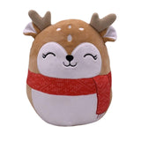 Maxbell Maxbell Christmas Plush Toy Stuffed Doll Cartoon Throw Pillow Elk