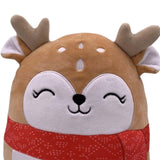 Maxbell Maxbell Christmas Plush Toy Stuffed Doll Cartoon Throw Pillow Elk