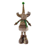 Maxbell Maxbell Christmas Reindeer Plush Toy Sculpture Hanging for Table Bedroom Decor