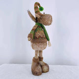 Maxbell Maxbell Christmas Reindeer Plush Toy Sculpture Hanging for Table Bedroom Decor