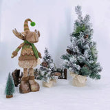 Maxbell Maxbell Christmas Reindeer Plush Toy Sculpture Hanging for Table Bedroom Decor