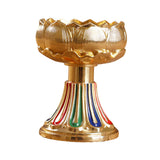 Maxbell Maxbell Ghee Lamp Holder Candle Holder Votive Tealight Holder Oil Lamp Tibetan Gold