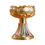 Maxbell Maxbell Ghee Lamp Holder Candle Holder Votive Tealight Holder Oil Lamp Tibetan Gold