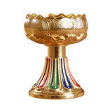 Maxbell Maxbell Ghee Lamp Holder Candle Holder Votive Tealight Holder Oil Lamp Tibetan Gold