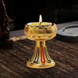 Maxbell Maxbell Ghee Lamp Holder Candle Holder Votive Tealight Holder Oil Lamp Tibetan Gold