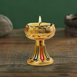 Maxbell Maxbell Ghee Lamp Holder Candle Holder Votive Tealight Holder Oil Lamp Tibetan Gold
