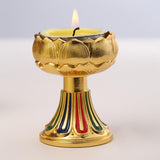 Maxbell Maxbell Ghee Lamp Holder Candle Holder Votive Tealight Holder Oil Lamp Tibetan Gold