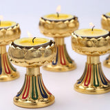 Maxbell Maxbell Ghee Lamp Holder Candle Holder Votive Tealight Holder Oil Lamp Tibetan Gold