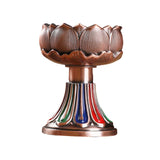 Maxbell Maxbell Ghee Lamp Holder Candle Holder Votive Tealight Holder Oil Lamp Tibetan Red