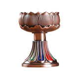 Maxbell Maxbell Ghee Lamp Holder Candle Holder Votive Tealight Holder Oil Lamp Tibetan Red