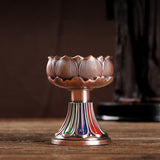 Maxbell Maxbell Ghee Lamp Holder Candle Holder Votive Tealight Holder Oil Lamp Tibetan Red