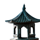 Maxbell Maxbell Pagoda Lantern Statue Ornaments Accessories for Bonsai Decor Fairy Garden 8cmx8cmx6.8cm