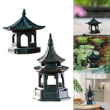 Maxbell Maxbell Pagoda Lantern Statue Ornaments Accessories for Bonsai Decor Fairy Garden 8cmx8cmx6.8cm