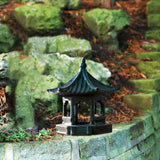 Maxbell Maxbell Pagoda Lantern Statue Ornaments Accessories for Bonsai Decor Fairy Garden 8cmx8cmx6.8cm