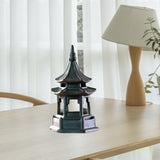 Maxbell Maxbell Pagoda Lantern Statue Ornaments Accessories for Bonsai Decor Fairy Garden 12cmx7cmx6.5cm
