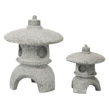 Maxbell Maxbell Pagoda Lantern Statue Garden Figurine Ornament for Patio Lawn Decoration 7cmx7cmx9cm