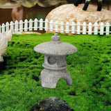 Maxbell Maxbell Pagoda Lantern Statue Garden Figurine Ornament for Patio Lawn Decoration 4cmx4cmx4.8cm