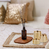 Maxbell Incense Burner Rack Decorative Brass Incense Holder for Living Room Decor