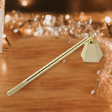 Maxbell Maxbell Candle Snuffer Wick Cover Stainless Steel Long Handle Decoration Aureate