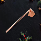 Maxbell Maxbell Candle Snuffer Wick Cover Stainless Steel Long Handle Decoration Rose Aureate