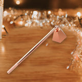 Maxbell Maxbell Candle Snuffer Wick Cover Stainless Steel Long Handle Decoration Rose Aureate