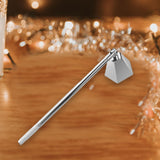 Maxbell Maxbell Candle Snuffer Wick Cover Stainless Steel Long Handle Decoration Argent