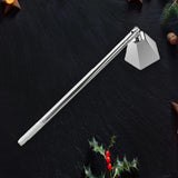 Maxbell Maxbell Candle Snuffer Wick Cover Stainless Steel Long Handle Decoration Argent