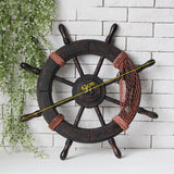 Maxbell Nautical Boat Steering Wall Decor for Farmhouse Hotel Photography Fittings A