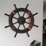Maxbell Nautical Boat Steering Wall Decor for Farmhouse Hotel Photography Fittings A