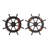 Maxbell Nautical Boat Steering Wall Decor for Farmhouse Hotel Photography Fittings A