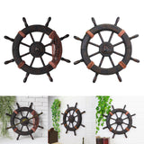 Maxbell Nautical Boat Steering Wall Decor for Farmhouse Hotel Photography Fittings A