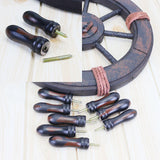 Maxbell Nautical Boat Steering Wall Decor for Farmhouse Hotel Photography Fittings B