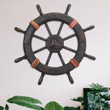 Maxbell Nautical Boat Steering Wall Decor for Farmhouse Hotel Photography Fittings B