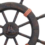 Maxbell Nautical Boat Steering Wall Decor for Farmhouse Hotel Photography Fittings B