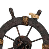 Maxbell Nautical Boat Steering Wall Decor for Party Weddings Photography Fittings 28cm