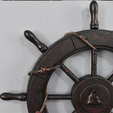 Maxbell Nautical Boat Steering Wall Decor for Party Weddings Photography Fittings 34cm
