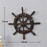 Maxbell Nautical Boat Steering Wall Decor for Party Weddings Photography Fittings 34cm