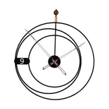 Maxbell Maxbell Simple Wall Clock Household Metal Clocks for Dining Room Ornament Bedroom