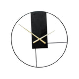 Maxbell Maxbell Wall Clock Metal Decorative Mute Simple for Living Room Kitchen