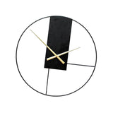Maxbell Maxbell Wall Clock Metal Decorative Mute Simple for Living Room Kitchen