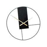 Maxbell Maxbell Wall Clock Metal Decorative Mute Simple for Living Room Kitchen