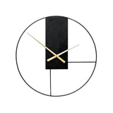 Maxbell Maxbell Wall Clock Metal Decorative Mute Simple for Living Room Kitchen