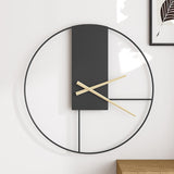 Maxbell Maxbell Wall Clock Metal Decorative Mute Simple for Living Room Kitchen