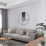 Maxbell Maxbell Wall Clock Metal Decorative Mute Simple for Living Room Kitchen