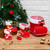 Maxbell Maxbell Reusable Christmas Treat Bags Gift Bag Tote Wrapping Bag Boots Storage Pouch