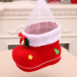 Maxbell Maxbell Reusable Christmas Treat Bags Gift Bag Tote Wrapping Bag Boots Storage Pouch