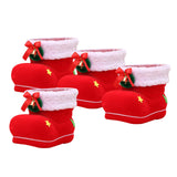 Maxbell Maxbell Reusable Christmas Treat Bags Gift Bag Tote Wrapping Bag Boots Storage Pouch