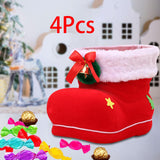 Maxbell Maxbell Reusable Christmas Treat Bags Gift Bag Tote Wrapping Bag Boots Storage Pouch